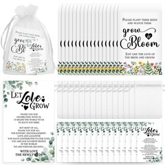 100 Wedding Favors for Guests – Seed Packets, Kraft Envelopes & Gift Bags