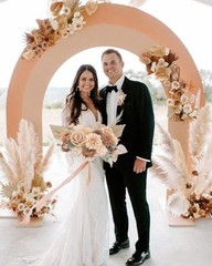 Roses Artificial Flowers Nude Fake Flower for DIY Wedding Nude Fake Flowers