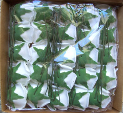 25 Artificial Flowers Foam White Roses Wedding Bouquet Party Shower