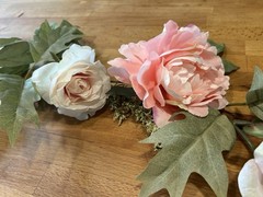 6 Ft Pink Peony Rose Garland Artificial Wedding Arch Decor Ashland Used 1x!