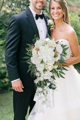 Luxurious Silk Flower Bouquet for Weddings – Versatile Decor for Special Events