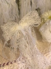 Triple Lace Wedding Bouquet Set