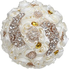Ramo De Novia Flores Artificiales Decoracion Para Boda Matrimonio Accesorios NEW
