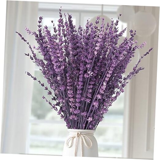Dried Purple Lavender Flowers Bundle-Dried Preserved Lavender Purple-1.76oz