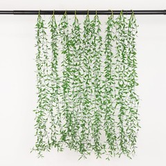 10 Green Artificial Weeping Willow Leaves Hanging Vines with Stems Party Events
