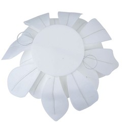 8 pcs 16″ White Artificial Daisy Flowers for Wall Backdrop Party Wedding Craft