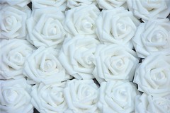 3.2″ 50pcs Artificial Flower Foam Rose Leaf Bridal Bouquet Party Decor B109