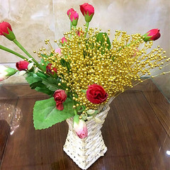 100Pcs Pearl Bouquet Party Decoration Pearl String Beaded Garland – 4Mm Beads Ga