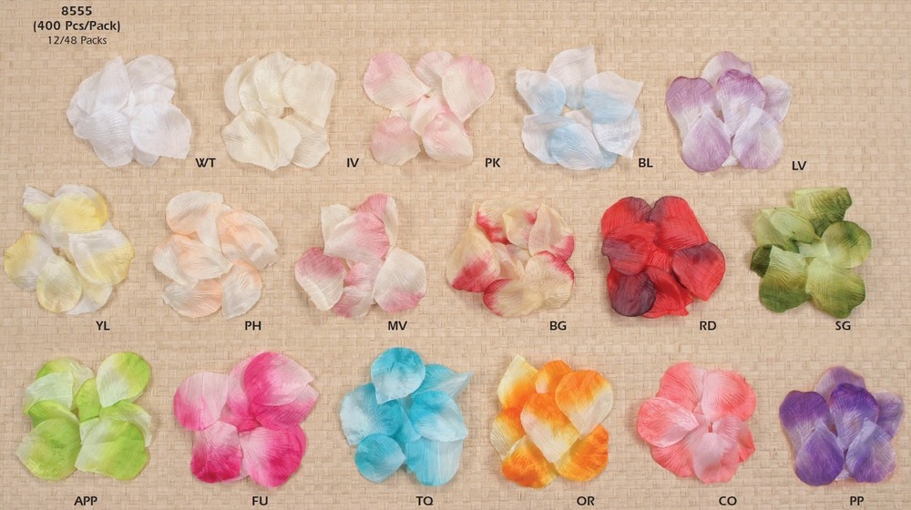 Flower Girl Rose Petal Polyester Silk Wedding Anniversary Bridal Shower Confetti