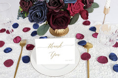 Artificial Wedding Flowers Combo for Bouquets & Centerpieces, DIY Flowers (Burgu