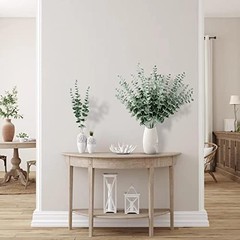 36pcs Artificial Eucalyptus Leaves Decor – Faux Eucalyptus Stems