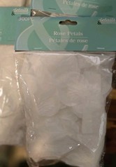 Details & Accessories Artificial Rose Petals White 300pc Each Lot Pack of 6