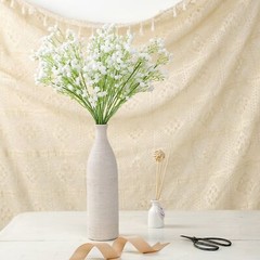 12 White 22″ Silk BABY BREATH FLOWERS STEMS Wedding Flowers Bouquets SALE