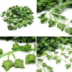 Comtelek 168 FT Artificial Ivy 24 Pack Vine Garland 168 ft, Green