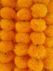 Indian Decoration Wedding Flower Garlands Strings Home Event Artificial Marigold