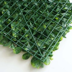 22 sq ft Green Large Boxwood Leaves 11UV Protected Wall Backdrop Panels Wedding