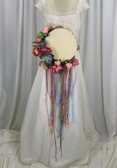 Gypsy Tambourine Faux Wedding Bouquet