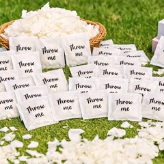 1500Pcs Real Dried Ivory White Hydrangea Flower Petals Natural smal Petals