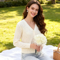 DIY Chiffon Rose Petals with Glistening Gold Edges, 100Pcs Half-Finished. Craft