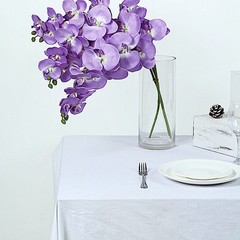 2 LAVENDER 40″ tall Faux Silk Orchid Flowers Sprays Stems Wedding Decorations