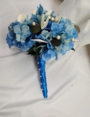Beach Baby Blue Wedding Bouquet