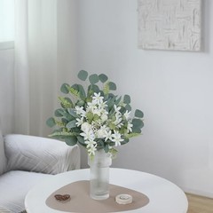 Artificial Greenery Stems Box Set(Pack of 65pcs) with 8 Beige&dusty Green