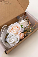 Champagne Corsage and Boutonniere Set for Bride Groom Bridesmaids Groomsmen Wedd