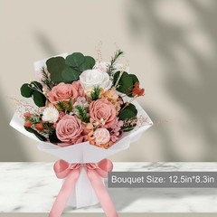 Elegant Mixed Roses Preserved Bouquet – Hassle-Free Gift for Special Occasions