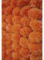 KRATI EXPORTS – 5 feet Marigold Garland (Dark Orange)