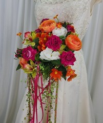 Bright and Beautiful Garden Boho Silk Wedding Bouquet
