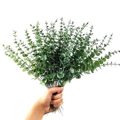50PCS Artificial Eucalyptus Leaves Decor – Artificial Eucalyptus Stems