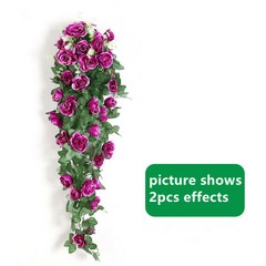 35.4″ Garland Vine Artificial Flower Rose Fake Ivy Plant Home Garden Party Decor