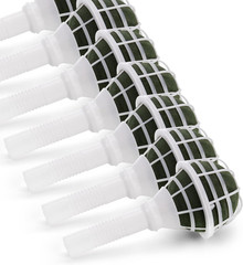 Lyellfe 12 Pack Flower Bouquet Holder, Wedding Bridal Bouquet Handle Holder for