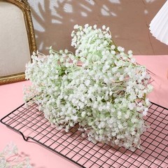 100 Pcs Baby Breath Artificial Flowers Artificial Bulk Faux Flowers Bouquet