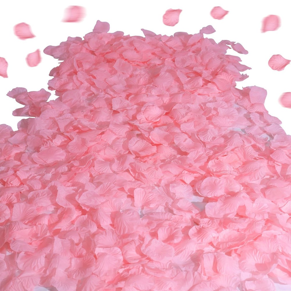 1500PCS Fake Rose Petals, Romantic Decor, Pink, Wedding Party Proposal