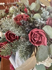 Bridal & Bridesmaid’s Bouquets Winter Wedding