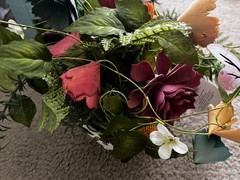 JOANN’S SPRING FLORAL ARRANGEMENT • PAPER BLOOMS & BUTTERFLY • MIXED‑MEDIA DECOR