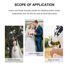 1PC Artificial Bridal Bouquet Decor Bride Bouquet Wedding Bride Flowers Bouquets