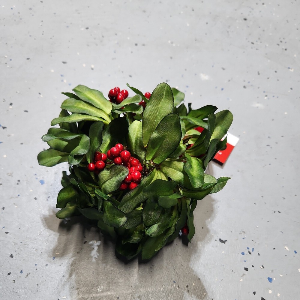 6 pcs Ganz Kissing Krystals Acrylic Small Mistletoe Kiss Ball 7″ Ornament $60