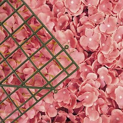 4 Dusty Rose Hydrangea Flowers Mat Wall Backdrop Panels Wedding Party