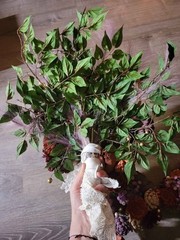 Handmade Wedding And Bridesmaids Flowers With Extra Paint