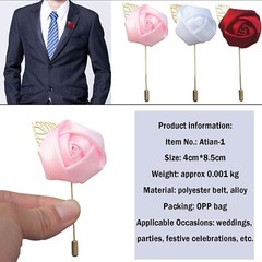 Ramo de novia: rosas artificiales para novia y damas de honor con cintas suaves