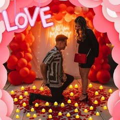 7000 Pieces Artificial Rose Petals with 72 Pieces Romantic Heart Led 7000+72
