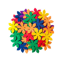 New Crafting Yellow Color Form Sheet 6cm Artificial Die Cuts Flower Pills 100pcs