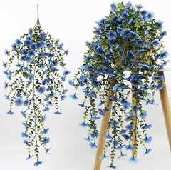 Artificial Flowers Plastic Fake Plants UV Resistant Home Wedding Corridor Decor