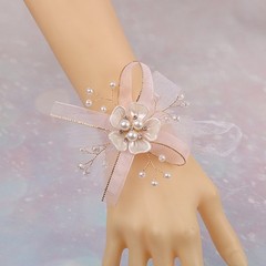 Simple Elegant Wedding 3pcs Pearl Wrist Flower Pearl Material 15cm DéCor Hand