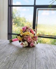 Rustic Spring Bridal Bouquet Flower Arrangement Flowers Wedding Customised