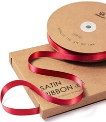 Satin Ribbon 3/8” x 100 Yards Ribbon for Gift Wrapping Hair Craft 3/8 inch Red