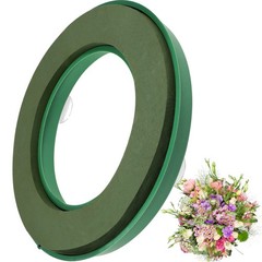 Round Ring Oasis Wet Floral Foam Wreath Flower Sucker Engagement Decoration Car