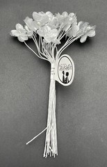 Studio His & Hers Silver Mini Flower Pick Hobby Lobby 916106